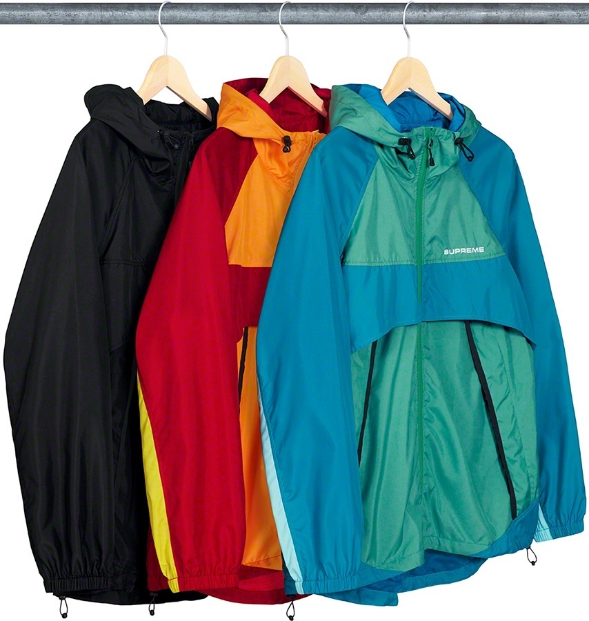 *POSTPONED* Paneled Hooded Windbreaker